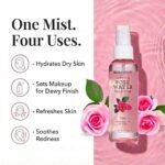 NATURE WELL Rose Water Hydrating Facial Toner Mist for Dewy & Radiant Skin, Refreshing, Conditioning, Soothing, Moisturizing, Perfect for Travel, 4 Fl Oz - Image 4