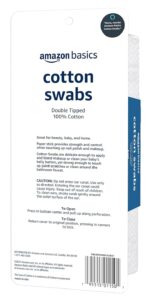 Amazon Basics Cotton Swabs for Personal Hygiene and Baby Care, 500 Count, 1 Pack - Image 3