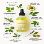 Natural Hair Oil for Dry & Damaged Hair, Scalp Moisturizing Hair Oil for Men and Women - Image 4