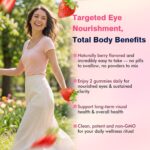 Areds 2 + Advanced Formula for Macular Health, 22-in-1 Eye Vitamin & Mineral Supplement w. Zeaxanthin, Zinc & Vitamin C Supports Eye Strain, Pressure, Night Vision, 60 Chewable Gummies - Image 5