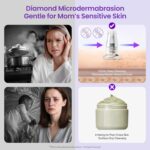 UNOISETION Diamond Microdermabrasion Machine Professional, 3 in 1 Dermabrasion Facial Peeling Skin Care Device for Salon Personal Home Use - Image 3
