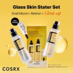 COSRX Snail 96% Mucin Power Essence 2ea & Retinol 0.1% Cream Mini Sample 1ea, Glass Skin Starter Set, Amazon Exclusive, Daily Hydrating & Firming Korean Skin Care Kit, Gift Set - Image 3