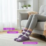 3 Pairs Aloe Socks Moisturizing Spa Socks, Women Spa Pedicure Foot Care Sock, Winter Warm Home Sleeping Sock for Women Men Repairing Softening Dry Cracked - Image 3