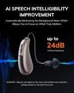 ELEHEAR-Beyond Hearing Aids, Rechargeable Bluetooth OTC Hearing Aids for Seniors with AI Noise Cancellation, Superior Sound Quality Smart, Bluetooth Enabled & App Control, Champagne Gold - Image 3