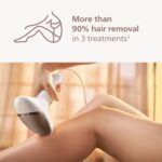 Philips Lumea 8000 Series IPL Hair Removal Device, Permanent Laser Hair Reduction for Women & Men, Easy and Comfortable Use at Home, SenseIQ, 3 Attachments for Body, Face, Intimate, BRI937/03 - Image 4