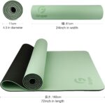 Yoga Mat Non Slip, Eco Friendly Fitness Exercise Mat with Carrying Strap,Pro Yoga Mats for Women,Workout Mats for Home, Pilates and Floor Exercises - Image 4