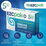 EZC Pak 5-Day Immune System Booster with Echinacea, Vitamin C, Zinc & Vitamin D - Tapered Immune Support Supplement for Adults - Supports Immunity, Easy Travel-Size Supplement Pack - Image 4