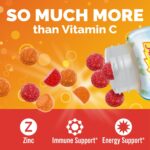 Emergen-C 750mg Vitamin C Gummies for Adults, Immunity Gummies with B Vitamins, Gluten Free, Orange, Tangerine and Raspberry Flavors - 45 Count - Image 3