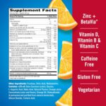 Emergen-C Immune+ Triple Action Immune Support Powder, BetaVia (R), 1000mg Vitamin C, B Vitamins, Vitamin D and Antioxidants, Super Orange, Back to School Essentials – 50 Count - Image 4