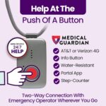 Medical Guardian MGMini | Medical Alert Device for Seniors | Water-Resistant, Emergency Call Button, 24/7 Monitoring, Step Counter, GPS Tracking | Monthly Subscription Required | Silver - Image 4