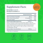 Youtheory Immune+ Daily Wellness - Vegetarian Immune Support Supplement with Vitamin C, Vitamin D3 & Zinc* - Mushroom Supplement with Turkey Tail, Cordyceps & Reishi - 60 Vegetarian Caps - Image 3