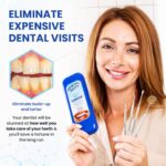 Dental Hygiene Kit - Calculus & Plaque Remover Dental Tool Set - Stainless Steel Tarter Scraper, Tooth Pick, and Mouth Mirror - Dentist Instrument Set for Teeth Cleaning (Blue) - Image 3