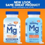 SlowMag Muscle + Heart Magnesium Chloride with Calcium Supplement to Support Muscle Relaxation, Occasional Muscle Cramping & Heart Health, High Absorption, 180 Count - Image 3