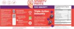 SmartyPants Kids Immunity Elderberry Gummies: Kids Immune Support Supplement, Vitamin C, Vitamin D, Vitamins B6 & B12 and Zinc, Gluten Free, Elderberry Flavor, 60 Count (30 Day Supply) - Image 5