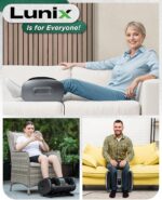 Lunix LX20 FSA Foot Massager for Pain Relief and Circulation, Foot and Calf Shiatsu Massager for Plantar Fasciitis and Neuropathy with Heat, Ankle Therapy Device - Image 5