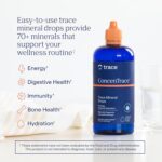 Trace Minerals ConcenTrace Trace Mineral Drops | Supports Energy, Digestion, Bone Health & Hydration, 70+ Ionic Trace Minerals w/Magnesium, Chloride & Potassium | Keto, Vegan & Non-GMO | 96 Servings - Image 3