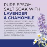 Dr Teal's Pure Epsom Salt Soak, Sleep Blend with Melatonin, Lavender & Chamomile Essential Oils, 3 lbs - Image 4