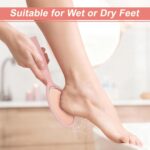 VOCOSTE 4-in-1Foot File Kit, Callus Remover for Dead Skin with Nano Glass & Foot Scraper & Massage Heads & Soft Brush, Home Pedicure Tools for Women & Men - Image 7