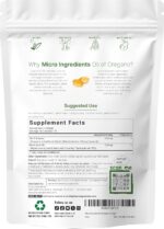 Micro Ingredients Oil of Oregano Softgels, 150 Count | 2 in 1 Formulated with Black Seed Oil | 4X Strength Carvacrol & Thymoquinone | Plant Based, Non-GMO - Image 3