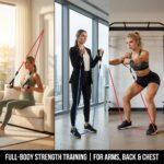 VEICK Resistance Bands, Exercise Bands, Workout Bands, Resistance Bands for Working Out with Handles for Men and Women, Exercising Bands for Fitness Weights Work Out at Home - Image 3