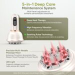 Lymphatic Drainage Massager & Anti-Cellulite Tool - Body Sculpting Machine with Microcurrent, Light, Heat & Vibration for Legs, Arms, Belly | Reduces Stretch Marks & Cellulite — Off-White - Image 3