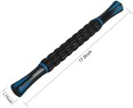 YANSYI Professional 9-Roller Deep Tissue Massage Stick - Portable Muscle Recovery Roller for Athletes, Relieves Post-Workout Soreness & Leg/Back Pain - Portable Physio Tool (Blue 1) - Image 3