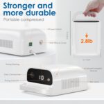 Smart Nebulizer, Intelligent Digital Display Nebulizer Machine for Adults and Kids,Low Noise Compression Nebulizer for Breathing Problems,Desktop Jet Nebulizer for Home Use Spacer-16 - Image 3