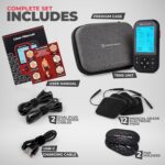 TENS Unit Muscle Stimulator Pro for Back Pain Relief, Shoulder Recovery and Physical Therapy, Electronic EMS Massager Machine with PMS Pulse for Effective Shock Therapy, Black - Image 4