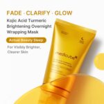 medicube Wrapping Mask Kojic Acid, Turmeric, Vitamin C Overnight Peel Off Facial Mask | Brighten & Defends Against Skin Stress for a Clear, Glowing Complexion | Korean Skin Care, 2.53 fl.oz - Image 3
