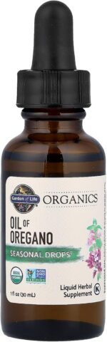 Garden of Life Organics Oil of Oregano Seasonal Drops 1fl oz (30 mL) Liquid, Concentrated Plant Based Immune Support - Alcohol-Free, Organic, Non-GMO, Vegan & Gluten Free Herbal Supplements - Image 4