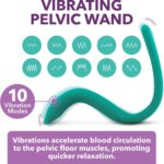 IntimateRose Vibrating Pelvic Wand, Pelvic Floor Muscle Trigger Point Massager, Perineal Massage Tool for Pelvic Physical Therapy & Pain Relief, BPA-Free, Latex-Free (Vibration) - Image 4