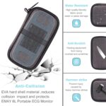 EVGRDCS Hard Carrying Case Compatible with EMAY 6L Portable ECG Monitor,Scratch and Fall Resistant, with mesh Bag (Case Only) - Image 3