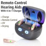 EarCentric EasyCharge PRO Digital OTC Hearing Aids for Seniors – No App, No Bluetooth Needed – Remote Control Charging Case with UV Light & Auto-Dryer - Image 3