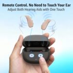 EarCentric EasyCharge PRO Digital OTC Hearing Aids for Seniors – No App, No Bluetooth Needed – Remote Control Charging Case with UV Light & Auto-Dryer - Image 4