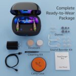 EarCentric EasyCharge PRO Digital OTC Hearing Aids for Seniors – No App, No Bluetooth Needed – Remote Control Charging Case with UV Light & Auto-Dryer - Image 6