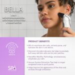 Spa Sciences - Bella Microdermabrasion Pore Extractor & Nano Mister - 3-in-1 - Exfoliation & Pore Purification - Hydrating, Refreshing, Soothing - for All Skin Types - Rechargeable - Image 3