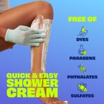 Nair Shower Cream Hair Remover with Moroccan Argan Oil and Orange Blossom, Body Hair Removal Cream for Women, 12 oz - Image 3