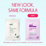 Love Wellness pH Balancing Wipes for Women | Fragrance-Free | Vulva Cleanser for Balanced pH, Intimate Health & Hygiene | Non-Irritating with Aloe Vera for Sensitive Skin | Travel Size | 3-Pack - Image 3