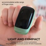 Finger Pulse Oximeter, Fingertip Blood Oxygen Saturation with Pulse Monitor Rechargeable, Accurate Spo2 Reading for Home, Outdoor Sports，Green - Image 5