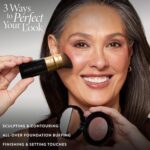 LAURA GELLER NEW YORK Cosmetic Professional Makeup Brushes - Cruelty-Free 02 Retractable Angled Kabuki Brush - Image 5