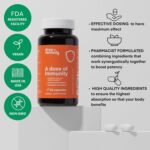 A Dose of Immunity Quercetin with Vitamin C and Zinc, Vitamin D, 500mg Quercetin Bromelain with Echinacea & B Vitamins (60 Count) - Image 6