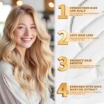 300ml Anti-Hair Fall Hair Loss Shampoo - Promote Hair Growth, Enriched with Multiple Plant Extracts, Suitable for All Hair Types (2 Bottle) - Image 3