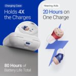 Oricle Standard 2.0 Hearing Aids for Seniors - Oricle Hearing Aids for Adults with Advanced Noise Cancellation - Easy Volume Control with Portable Charging Case - Image 4