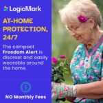 LogicMark Freedom Alert, Landline Personal Emergency Device, 2-Way Call with Family and Police for Home Safety, Device for Seniors and The Elderly - Image 3