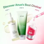Anua 3-Step Glass Skin Beginner Set, Double Cleansing with Facial Serum, Oil Cleanser & Face Wash with Heartleaf, Daily Routine with Niacinamide, Korean Skincare Set - Image 3
