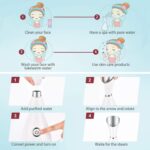 Totexil Facial Steamer for Facial Deep Cleaning, Moisturize, Unclog Pores, Face Spa, Nano Ionic Humidifier, Home Facial Warm Mist Face Steamer with Blackhead Removal Kit, Brush, Hair Band - Image 4