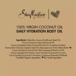 SheaMoisture Body Oil, Daily Hydration 2-Pack – Lightweight, Non-Greasy Moisturizer with Virgin Coconut Oil for Soft, Smooth Skin, 8 Oz Ea - Image 5