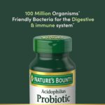 Nature's Bounty Lactobacillus Acidophilus Probiotic Supplement - Daily Probiotic for Women/Men Digestive Health, 100 Million Organisms, Vegetarian, 1 Serving per Day, 120 Tablets - Image 4