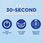 Healthwise Digital Thermometer | 30-Second Readout | Feverline Indicator | Clinical Rigid Tip | Hygienic Water-Resistant Easy Cleaning | Storage Case + Probe Covers Included - Image 3