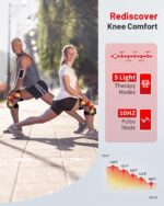 Upgraded PRO Red Light Therapy Knee Brace & 4 Vibration Massage - Rechargeable Controller, 660nm&850nm Red Light Therapy Heated Device for Knee/Elbow/Shoulder - Image 4